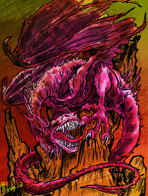 Fell Beast coloring #18, Download drawings