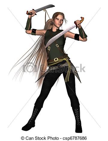 Female Warrior clipart #15, Download drawings