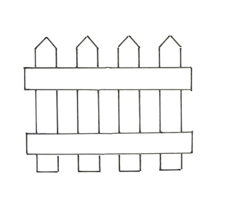 Picket Fence coloring #19, Download drawings