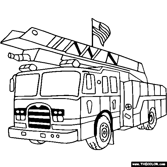 Truck coloring #4, Download drawings