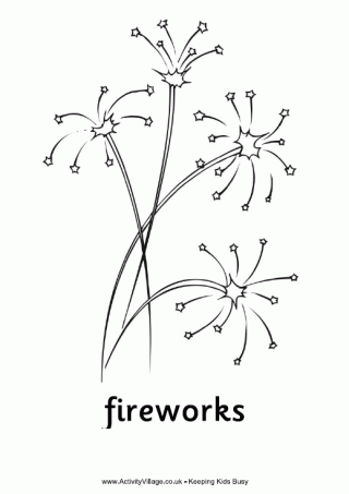 Fireworks coloring #10, Download drawings