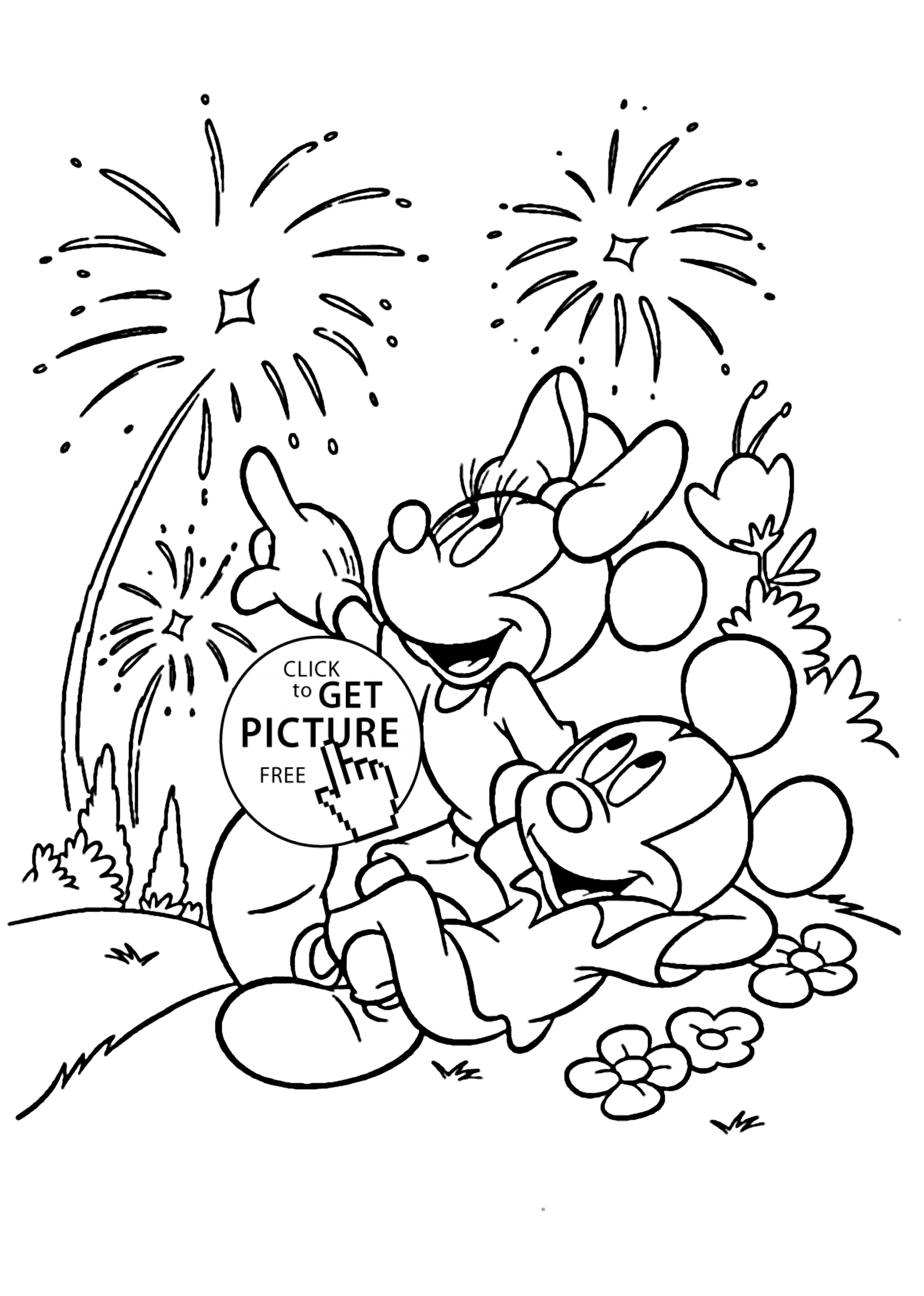Fireworks coloring #7, Download drawings