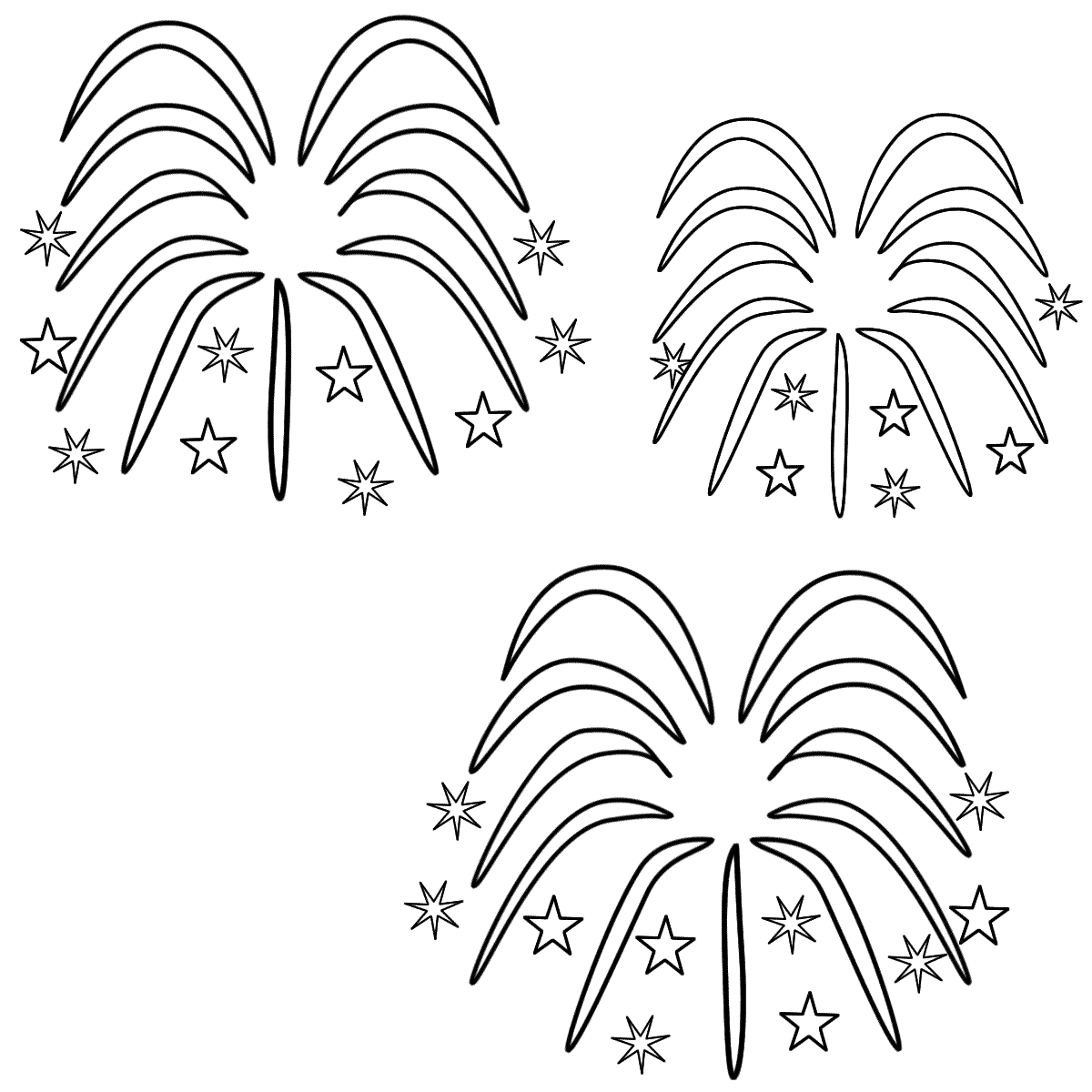 Fireworks coloring #17, Download drawings