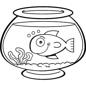 Fish Bowl coloring #17, Download drawings