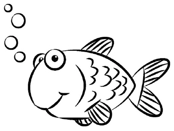 Fish coloring #7, Download drawings
