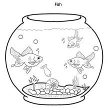 Fish Tank coloring #1, Download drawings