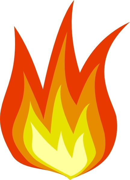 Flame clipart #3, Download drawings