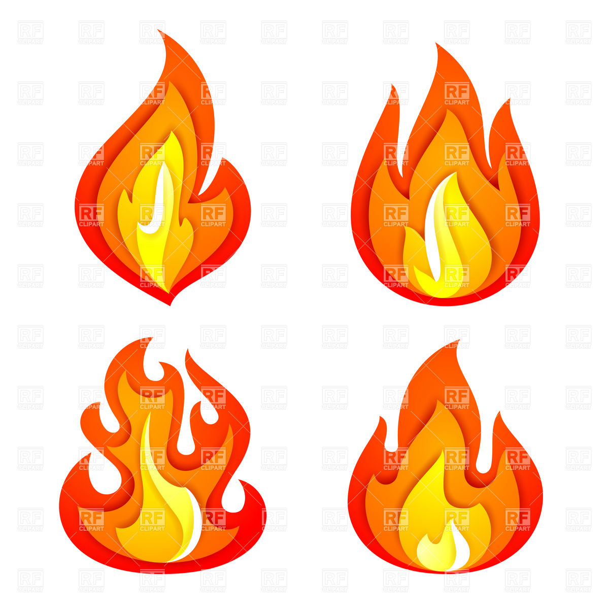Flame clipart #4, Download drawings