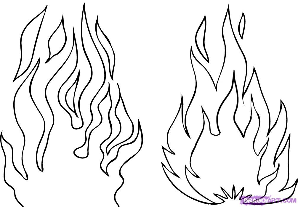 Flame coloring #8, Download drawings