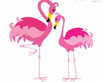 Flamingo clipart #2, Download drawings