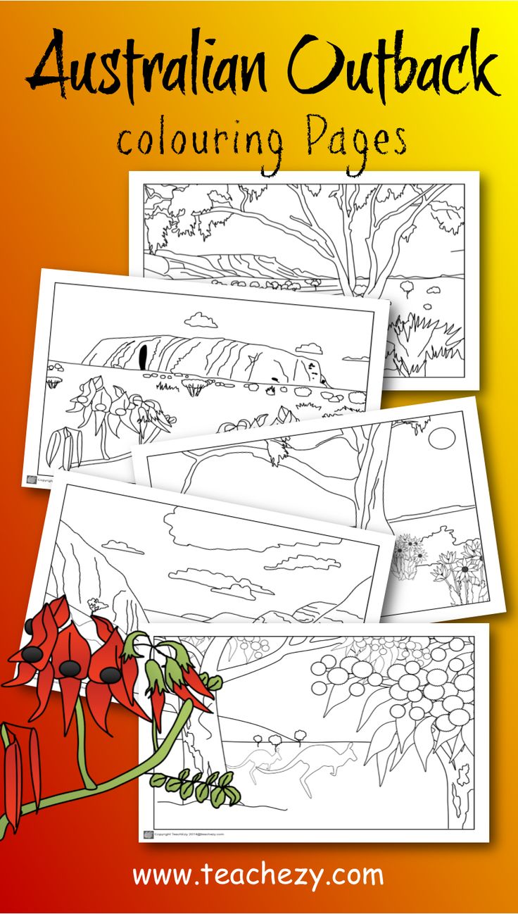 Flinders Ranges coloring #6, Download drawings