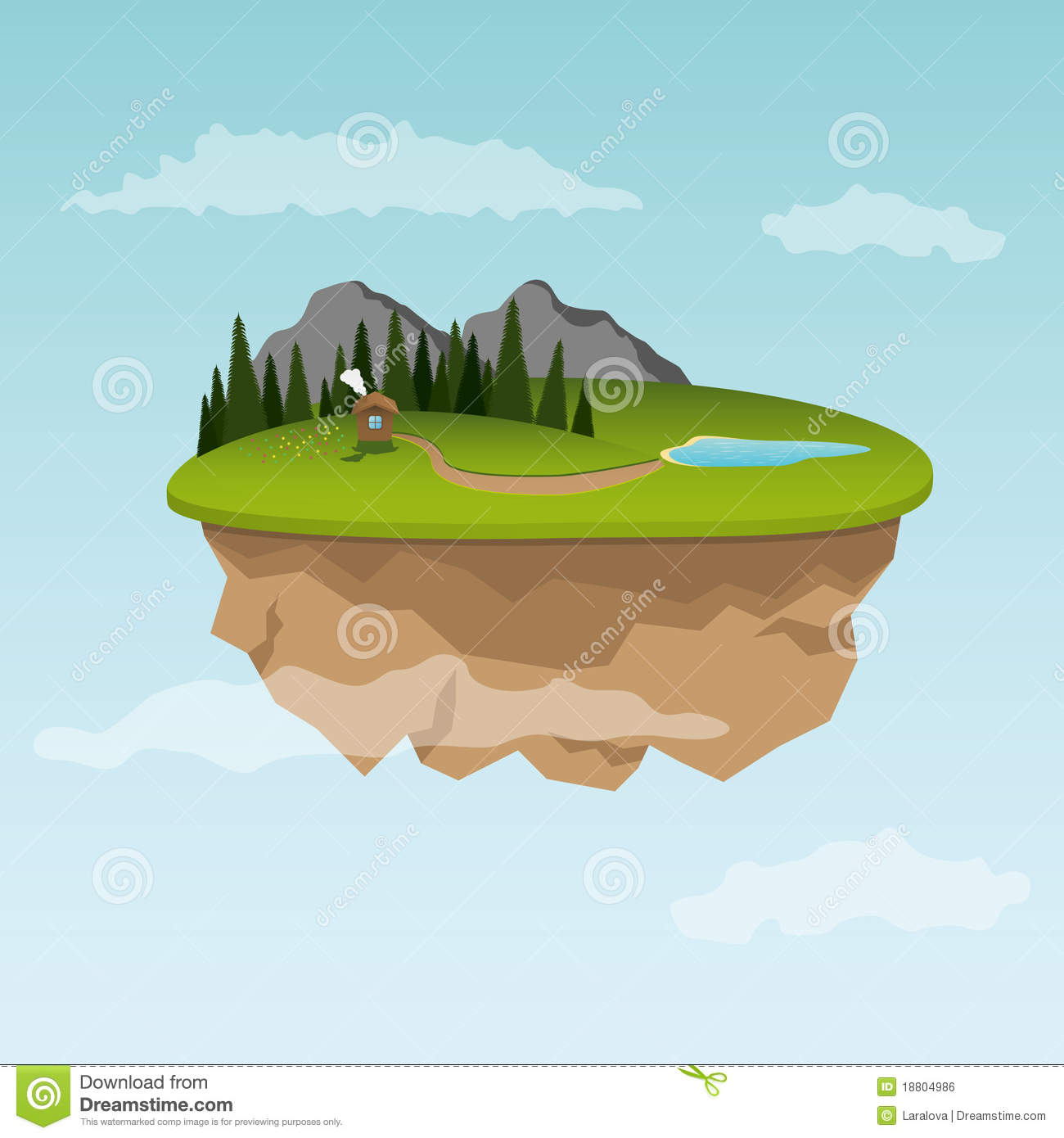 Floating Island clipart #18, Download drawings