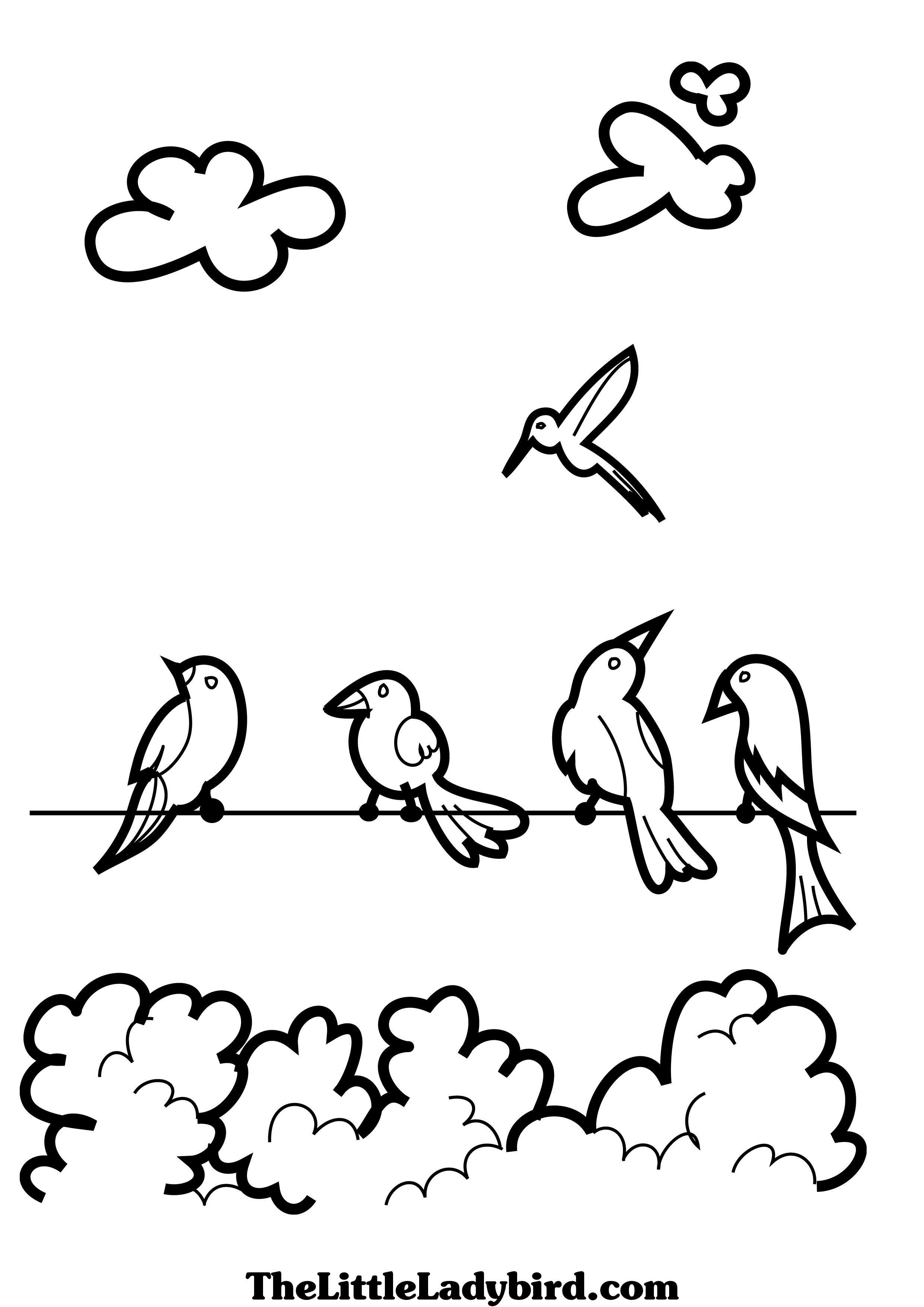 Flock Of Birds coloring #17, Download drawings