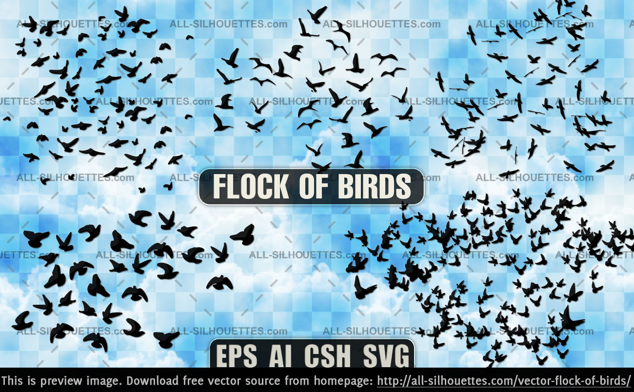 Flock Of Birds svg #10, Download drawings