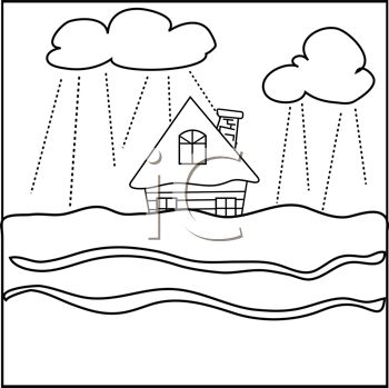 Flooding coloring #6, Download drawings