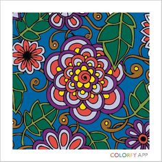 Florais coloring #10, Download drawings