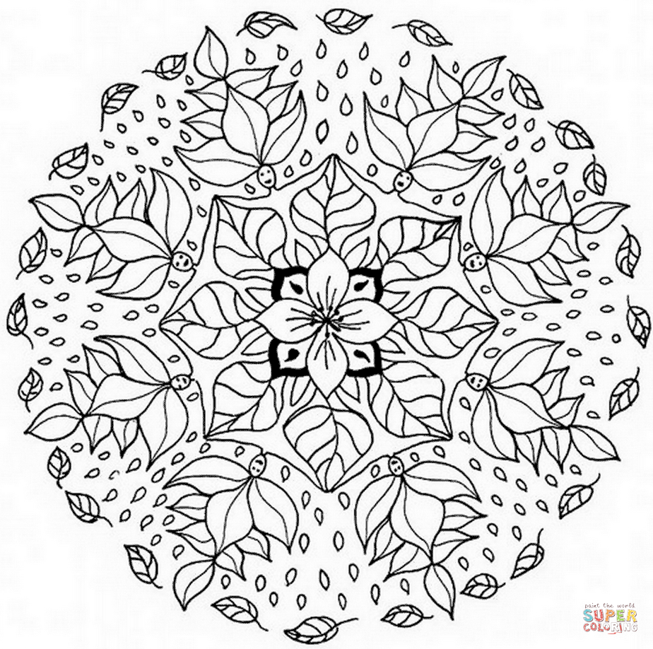 Florais coloring #4, Download drawings