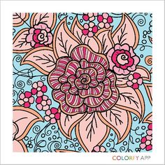 Florais coloring #13, Download drawings