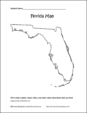 Florida coloring #4, Download drawings