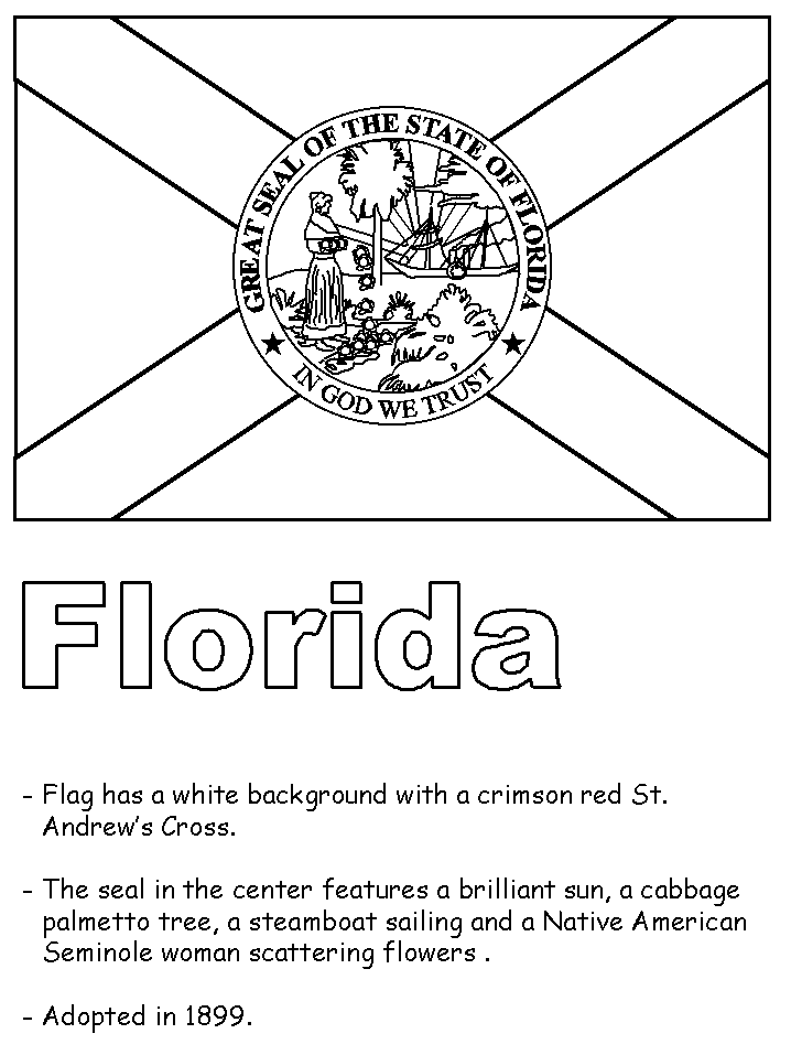 Florida coloring #10, Download drawings