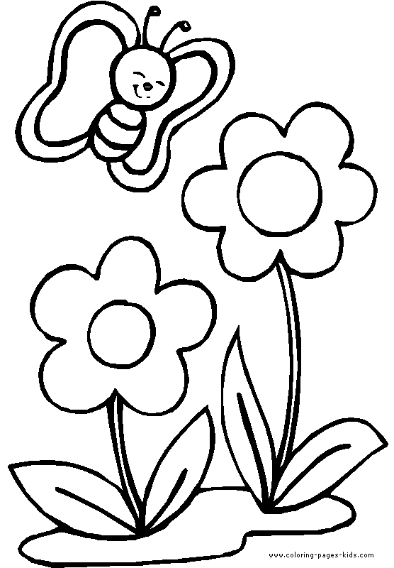 Flower coloring #2, Download drawings