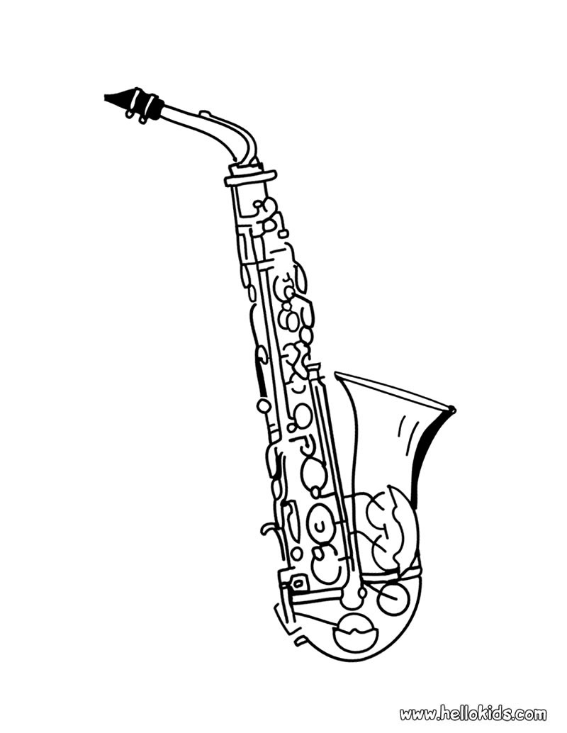 Flute coloring #9, Download drawings