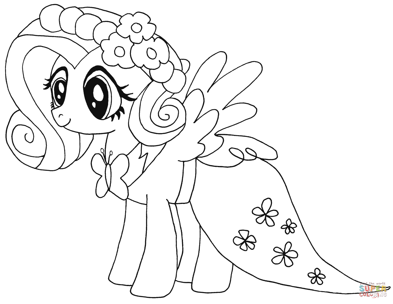 Fluttershy (My Little Pony) coloring #17, Download drawings