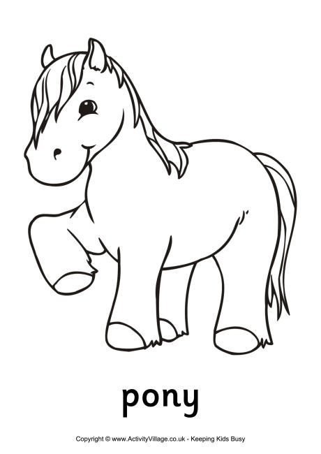 Foal coloring #18, Download drawings