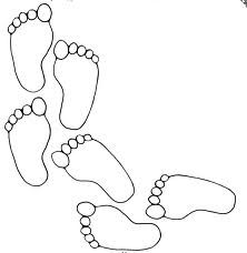 Footsteps coloring #20, Download drawings