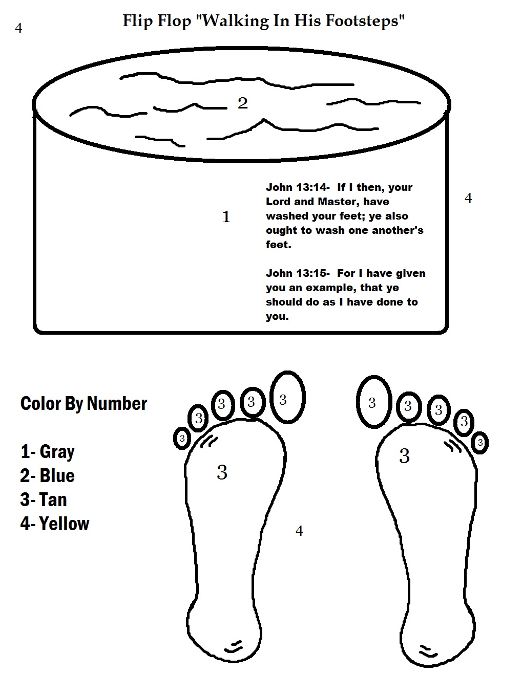 Footsteps coloring #11, Download drawings