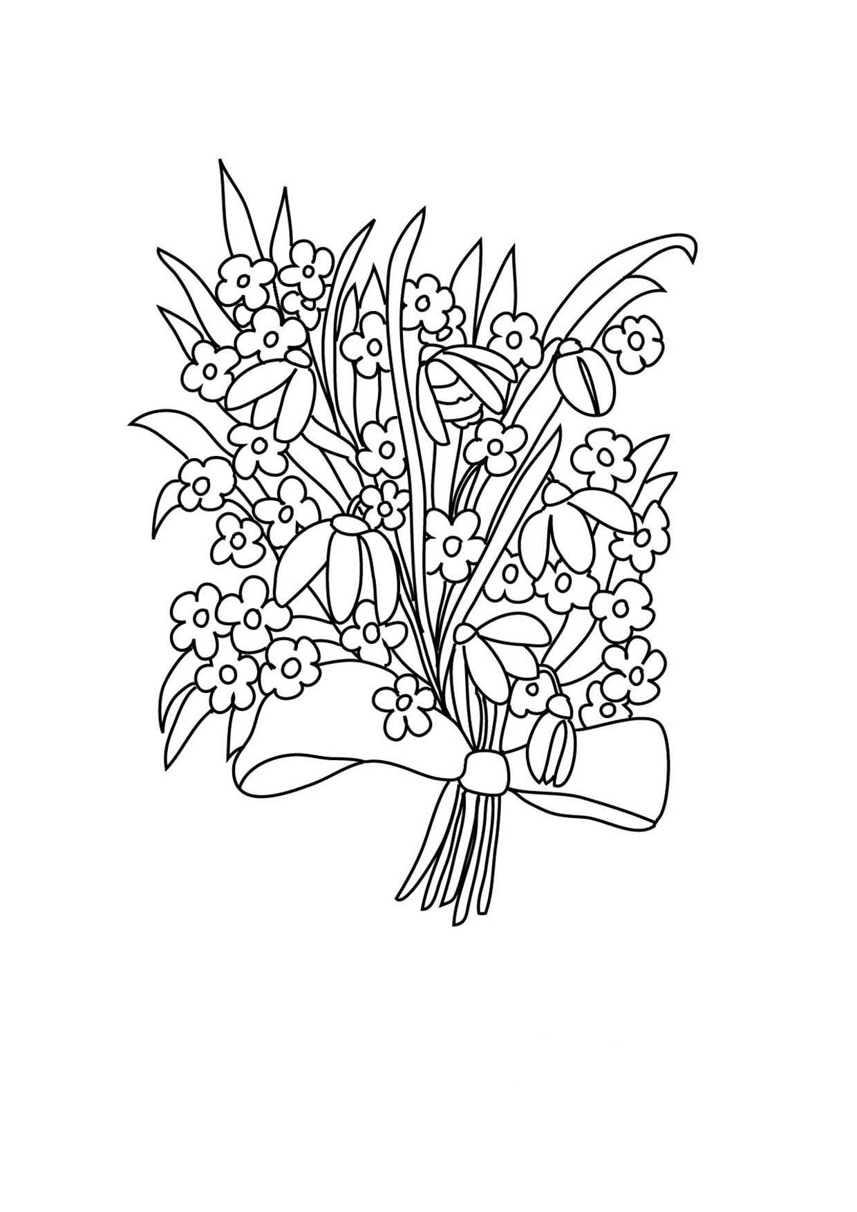 Forget-Me-Not coloring #8, Download drawings