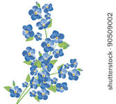 Forget-Me-Not svg #17, Download drawings