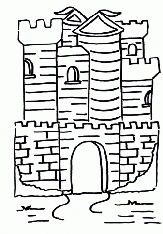 Fortress coloring #19, Download drawings