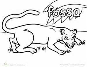 Fossa coloring #19, Download drawings