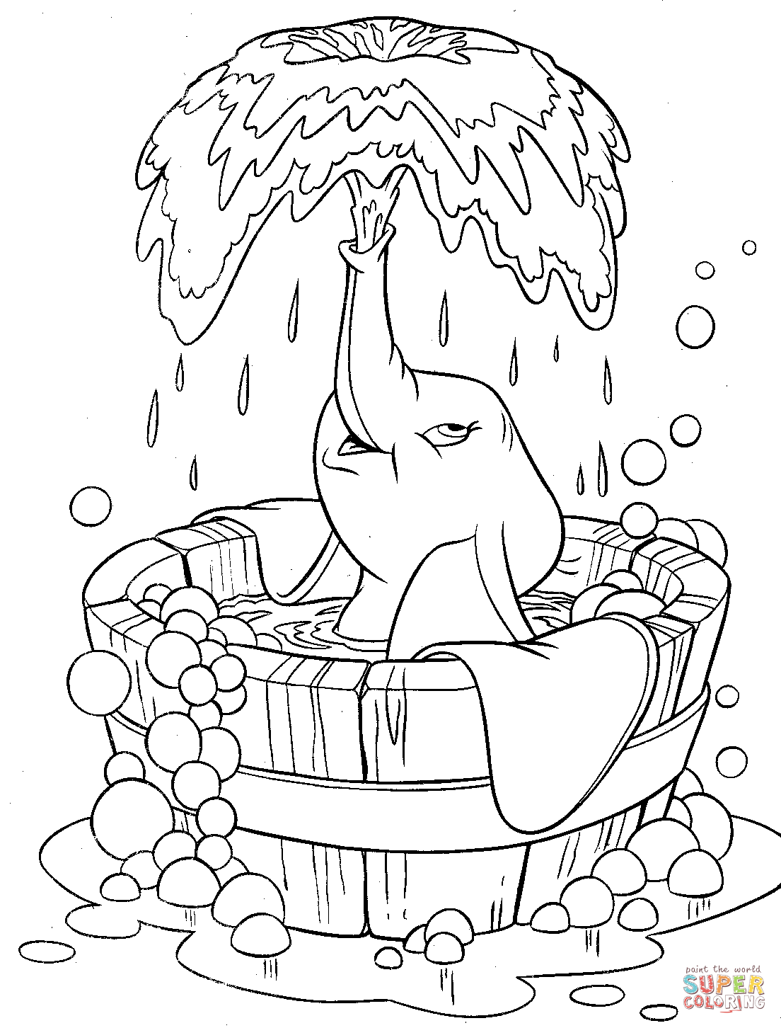 Fountain coloring #6, Download drawings