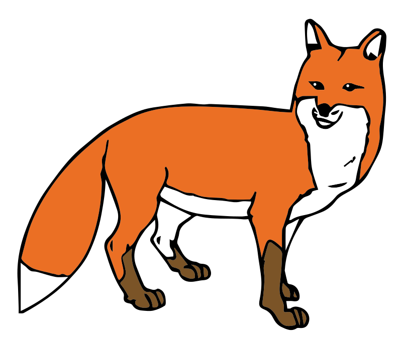 Fox clipart #4, Download drawings