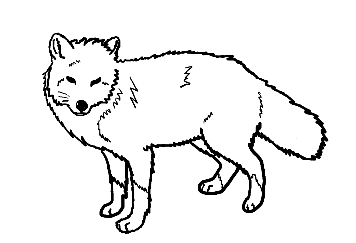 Fox coloring #13, Download drawings
