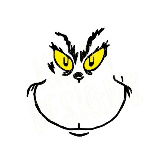 free grinch face svg #1150, Download drawings