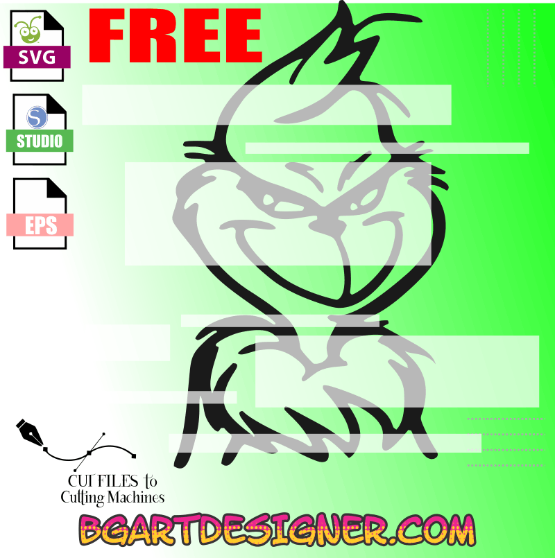 free grinch svg file #1180, Download drawings