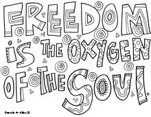 Freedom coloring #16, Download drawings