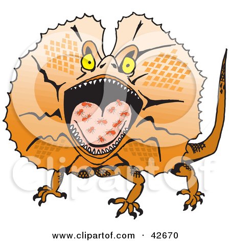 Frilled-neck Lizard clipart #6, Download drawings