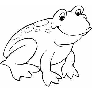 Frog coloring #5, Download drawings