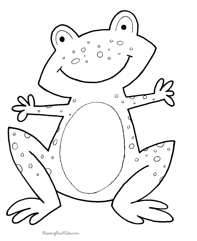 Frog coloring #16, Download drawings