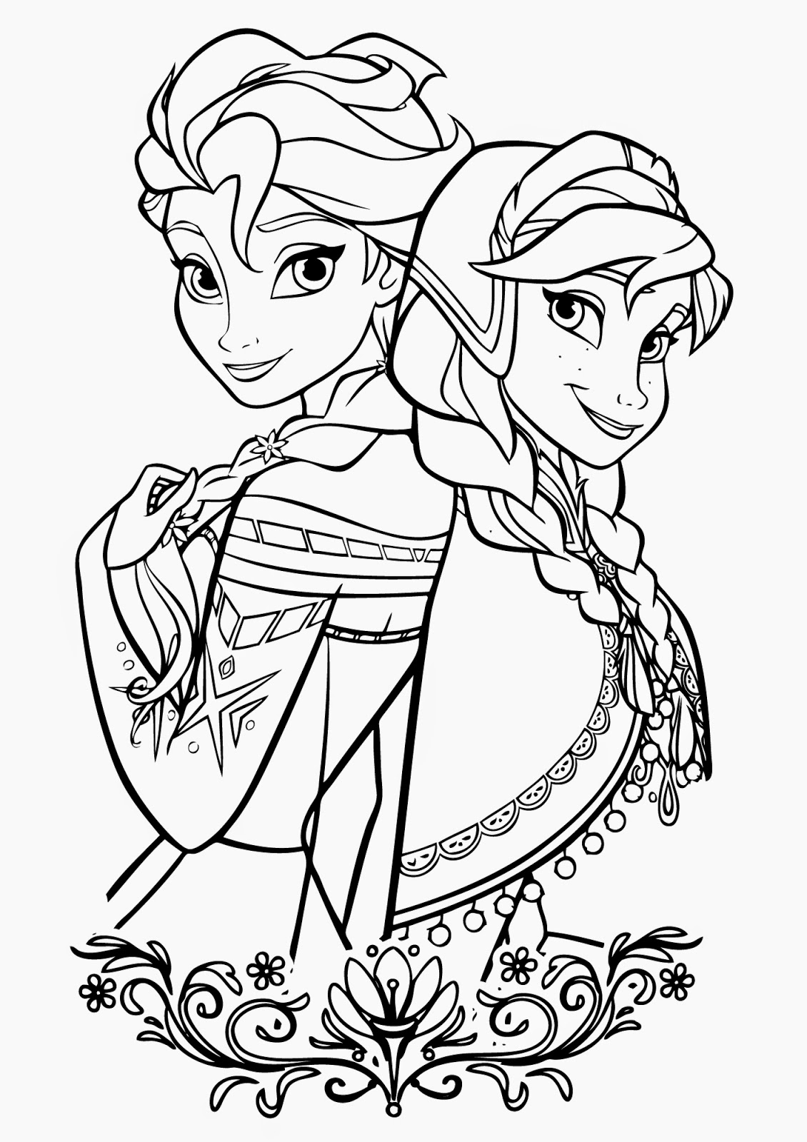 Frozen coloring #20, Download drawings