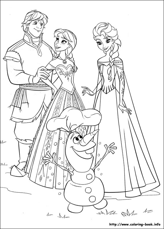 Frozen coloring #17, Download drawings