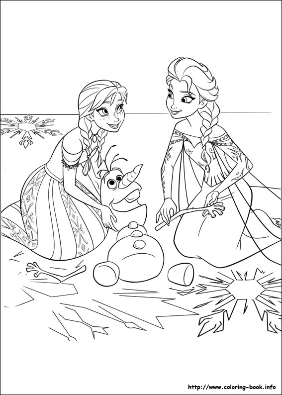 Frozen coloring #15, Download drawings