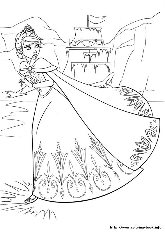 Frozen coloring #16, Download drawings