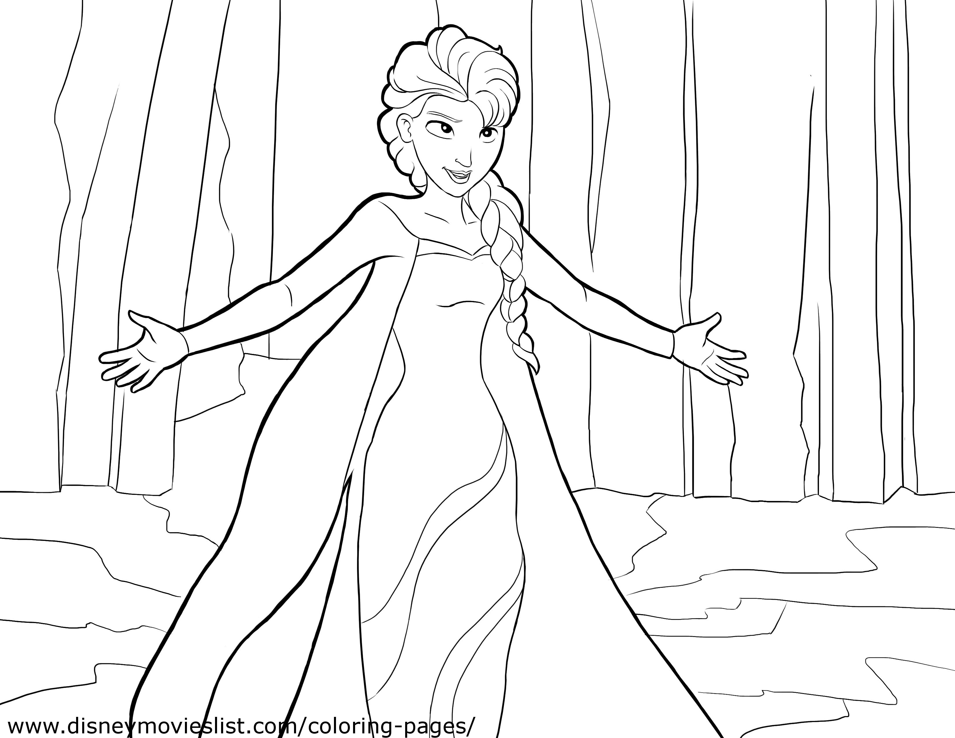 Frozen coloring #8, Download drawings