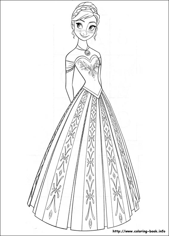 Frozen coloring #11, Download drawings