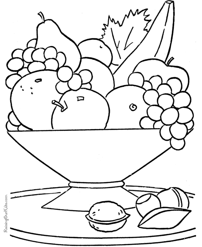 Fruit coloring #12, Download drawings